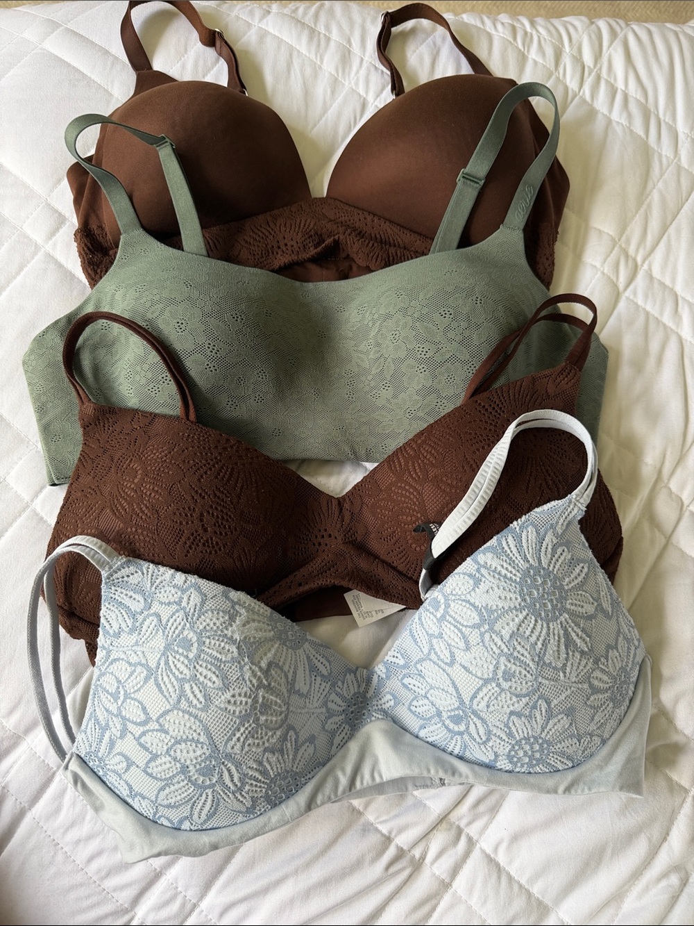 Aerie 34C Bra Bundle - 2 Push Up/2 Wireless